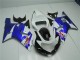 Weiß Blau Schwarz 2001-2003 Suzuki GSXR 600/750 Motorrad Verkleidung