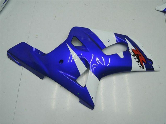 Weiß Blau Schwarz 2001-2003 Suzuki GSXR 600/750 Motorrad Verkleidung