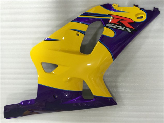 Gelb Lila 2001-2003 Suzuki GSXR 600/750 Motorrad Verkleidung