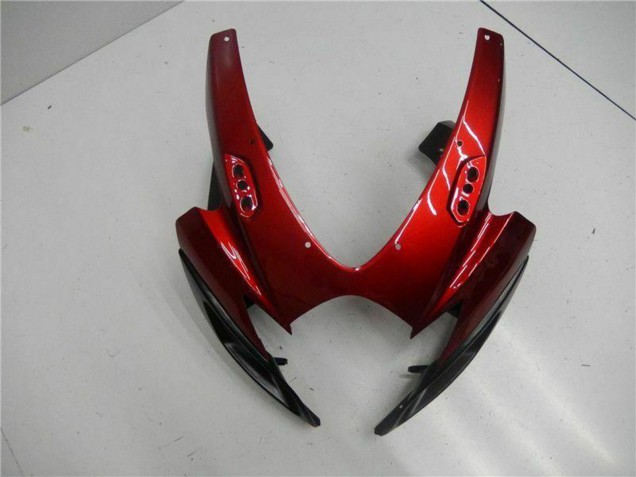 Rot Glänzendes Schwarz 2006-2007 Suzuki GSXR 600/750 Motorrad Verkleidung