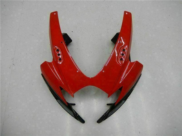 Rot Glänzendes Schwarz 2006-2007 Suzuki GSXR 600/750 Motorrad Verkleidung