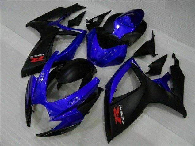 Blau Matt Schwarz Rot 2006-2007 Suzuki GSXR 600/750 Motorrad Verkleidung