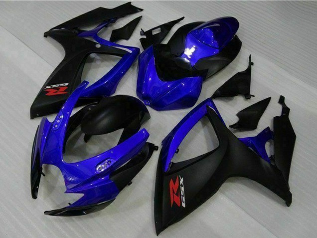 Blau Matt Schwarz Rot 2006-2007 Suzuki GSXR 600/750 Motorrad Verkleidung