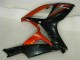 Glänzendes Schwarz Rot 2006-2007 Suzuki GSXR 600/750 Motorrad Verkleidung
