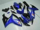 Blau Weiß Glänzendes Schwarz Rot 2006-2007 Suzuki GSXR 600/750 Motorrad Verkleidung