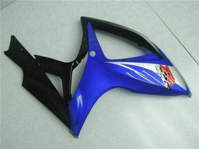 Blau Weiß Glänzendes Schwarz Rot 2006-2007 Suzuki GSXR 600/750 Motorrad Verkleidung