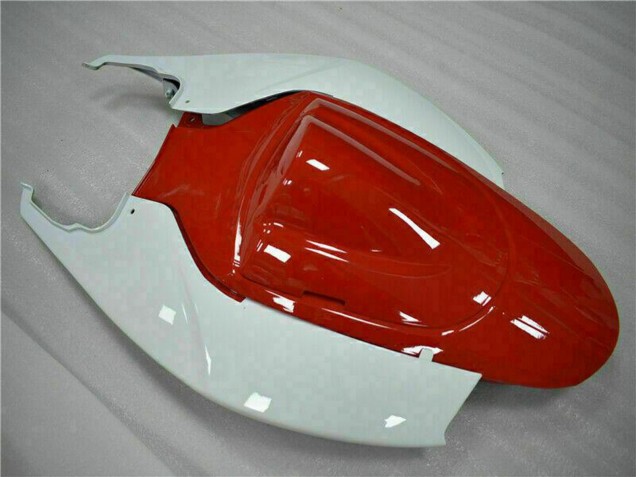Weiß Rot Glänzendes Schwarz Streifen 2006-2007 Suzuki GSXR 600/750 Motorrad Verkleidung