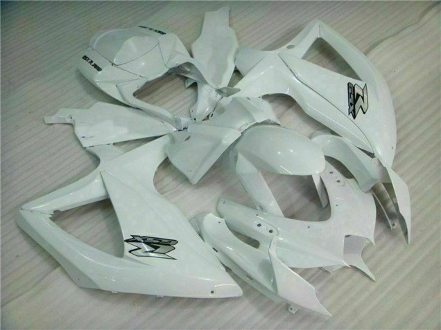 Weiß 2008-2010 Suzuki GSXR 600/750 Motorrad Verkleidung
