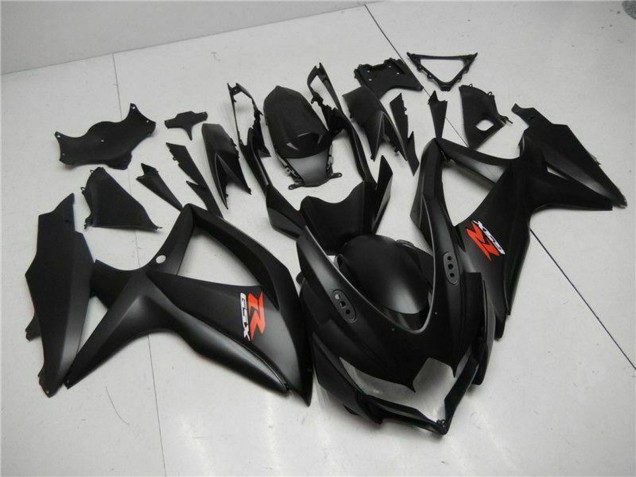 Matt Schwarz Rot 2008-2010 Suzuki GSXR 600/750 Motorrad Verkleidung