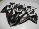 Matt Schwarz Rot 2008-2010 Suzuki GSXR 600/750 Motorrad Verkleidung
