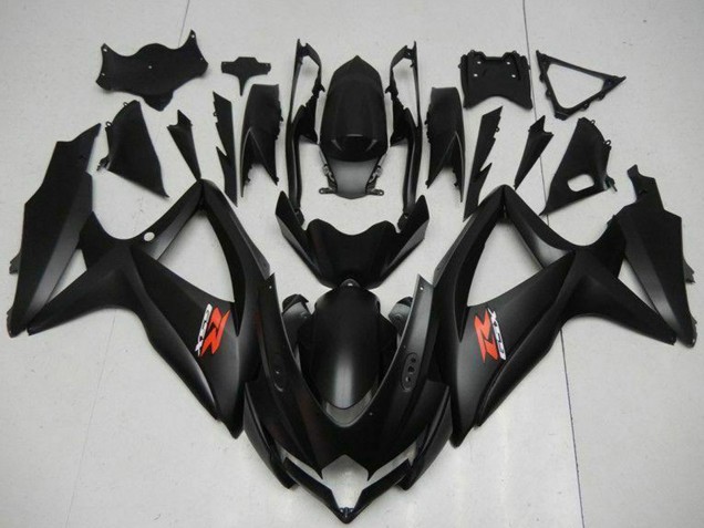 Matt Schwarz Rot 2008-2010 Suzuki GSXR 600/750 Motorrad Verkleidung