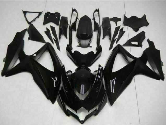 Glänzendes Schwarz Matt Schwarz 2008-2010 Suzuki GSXR 600/750 Motorrad Verkleidung