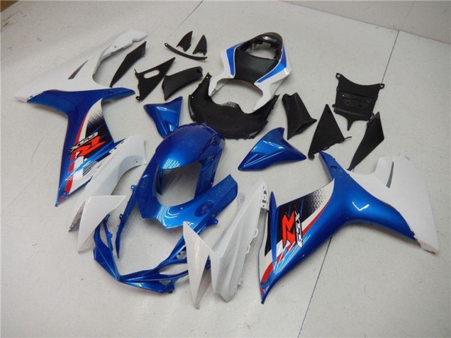 Weiß Blau Schwarz Rot 2011-2024 Suzuki GSXR 600/750 Motorrad Verkleidung