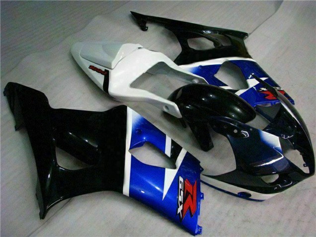Weiß Blau Glänzendes Schwarz Rot 2003-2004 Suzuki GSXR 1000 Abs Motorrad Verkleidungen