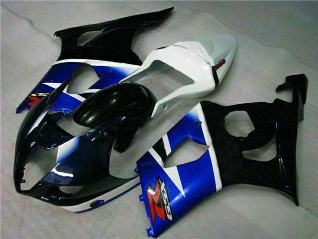 Weiß Blau Glänzendes Schwarz Rot 2003-2004 Suzuki GSXR 1000 Abs Motorrad Verkleidungen