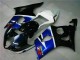 Weiß Blau Glänzendes Schwarz Rot 2003-2004 Suzuki GSXR 1000 Abs Motorrad Verkleidungen
