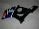 Weiß Blau Glänzendes Schwarz Rot 2003-2004 Suzuki GSXR 1000 Abs Motorrad Verkleidungen