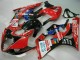 Rot Schwarz Blau Yoshimura 2003-2004 Suzuki GSXR 1000 Motorrad Verkleidung
