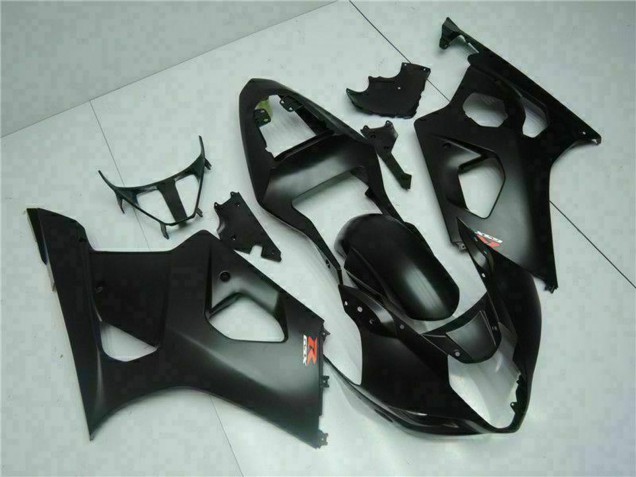 Matt Schwarz Rot 2003-2004 Suzuki GSXR 1000 Motorrad Verkleidung