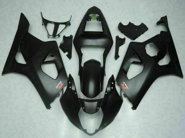 Matt Schwarz Rot 2003-2004 Suzuki GSXR 1000 Motorrad Verkleidung