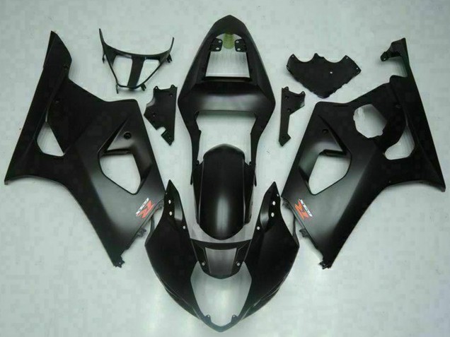 Matt Schwarz Rot 2003-2004 Suzuki GSXR 1000 Motorrad Verkleidung