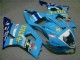 Blau Weiß Gelb Rizla 2003-2004 Suzuki GSXR 1000 Motorrad Verkleidung
