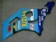 Blau Weiß Gelb Rizla 2003-2004 Suzuki GSXR 1000 Motorrad Verkleidung