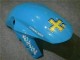 Blau Weiß Gelb Rizla 2003-2004 Suzuki GSXR 1000 Motorrad Verkleidung
