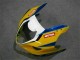 Gelb Blau Weiß Rot Corona Motul 2003-2004 Suzuki GSXR 1000 Motorrad Verkleidung