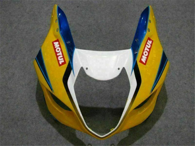 Gelb Blau Weiß Rot Corona Motul 2003-2004 Suzuki GSXR 1000 Motorrad Verkleidung