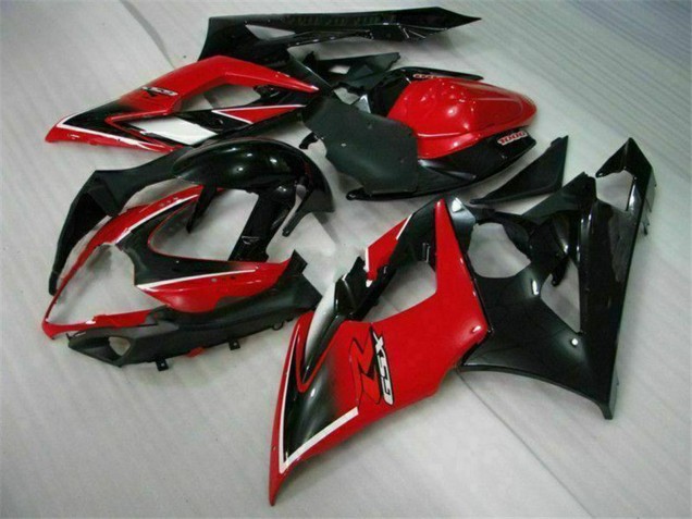 Rot Glänzendes Schwarz Matt Schwarz 2005-2006 Suzuki GSXR 1000 Motorrad Verkleidung