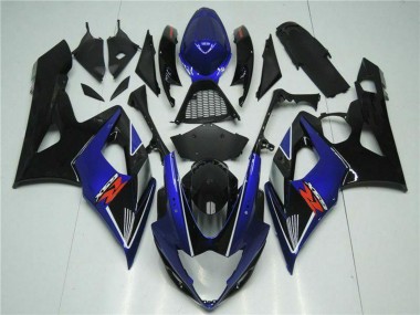 Blau Schwarz 2005-2006 Suzuki GSXR 1000 Motorrad Verkleidung