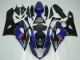 Blau Schwarz 2005-2006 Suzuki GSXR 1000 Motorrad Verkleidung