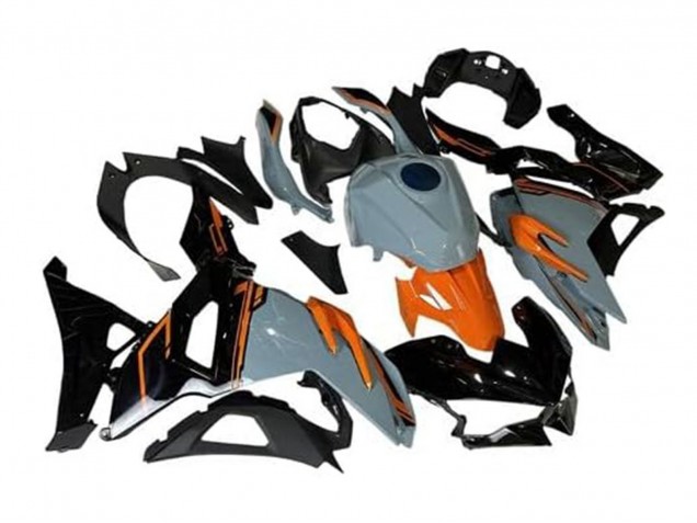 Nardo Grau Orange Schwarz 2024-2026 Kawasaki Ninja 500 EX500R Motorrad Verkleidung
