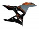 Nardo Grau Orange Schwarz 2024-2026 Kawasaki Ninja 500 EX500R Motorrad Verkleidung