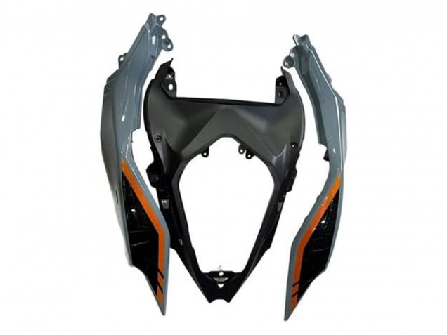 Nardo Grau Orange Schwarz 2024-2026 Kawasaki Ninja 500 EX500R Motorrad Verkleidung