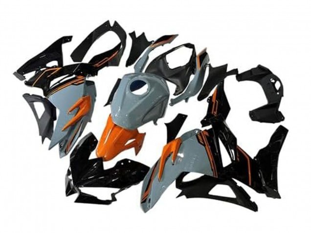 Nardo Grau Orange Schwarz 2024-2026 Kawasaki Ninja 500 EX500R Motorrad Verkleidung