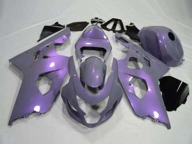 Suzuki GSXR 600 / GSXR 750 Motorrad Verkleidung 2004-2005 - Chameleon Grau Dazz Perl Lila