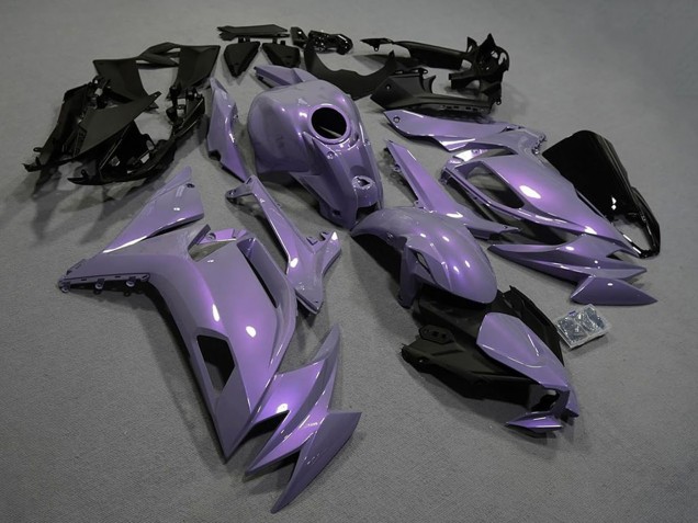 Chameleon Grau Dazz Perl Lila 2020-2025 Kawasaki Ninja 650 EX650 Motorrad Verkleidung