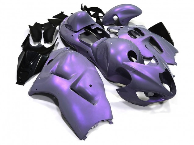 Suzuki GSXR 1300 Hayabusa Motorrad Verkleidung 1996-2007 - Chameleon Grau Dazz Perl Lila