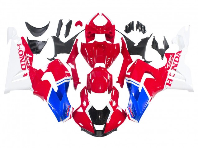 Weiß Rot Blau HRC 2020-2023 Honda CBR1000RR-R Motorrad Verkleidungen Kit
