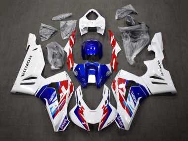 Honda CBR1000RR-R Motorrad Verkleidung Kit 2020-2023 - Weiss Rot Blau HRC