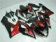 Rot Glänzendes Schwarz 2005-2006 Suzuki GSXR 1000 Motorrad Verkleidung