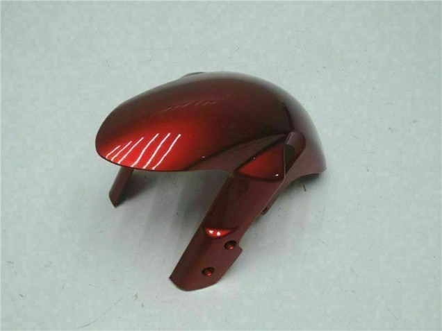 Rot Glänzendes Schwarz 2005-2006 Suzuki GSXR 1000 Motorrad Verkleidung