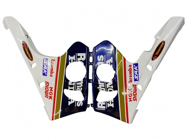 Honda CBR400RR NC29 Motorrad Verkleidung 1990-1999 - Weiss Gold Rot Dunkel Blau Rothmans