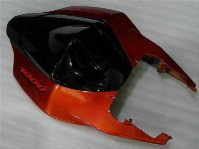 Schwarz Orange 2007-2008 Suzuki GSXR 1000 Motorrad Verkleidung
