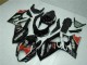 Glänzendes Schwarz Rot Weiß 2007-2008 Suzuki GSXR 1000 Motorrad Verkleidung