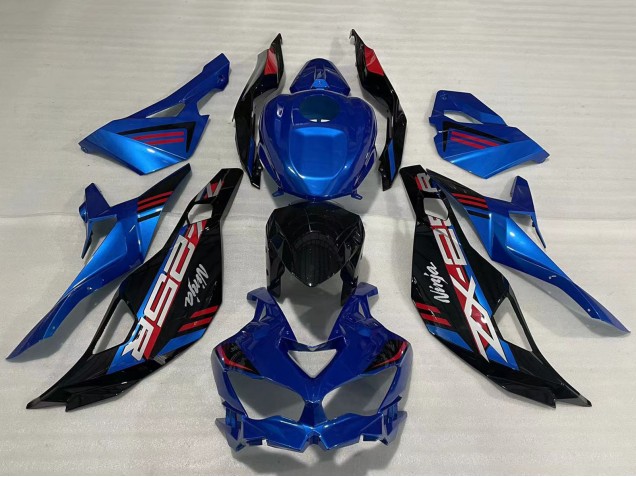 Kawasaki ZX25R ZX-25R Motorrad Verkleidung 2019-2025 - Blau Rot Grau