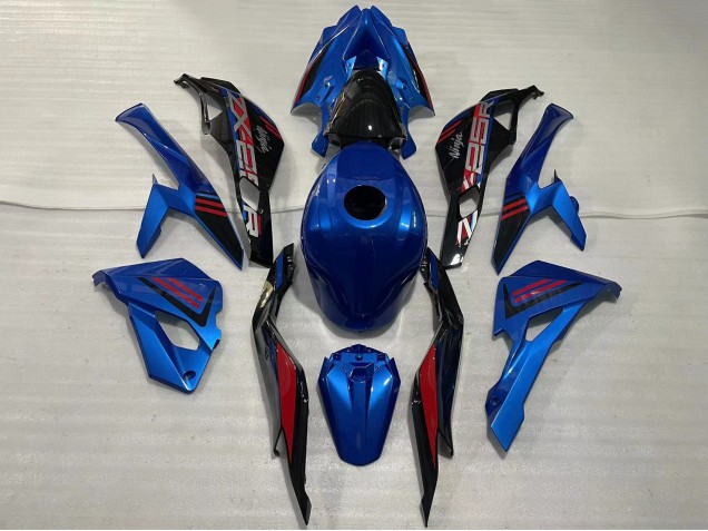 Kawasaki ZX25R ZX-25R Motorrad Verkleidung 2019-2025 - Blau Rot Grau