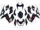 Kawasaki Z250/Z300 Motorrad Verkleidung 2015-2016 - Glanzendes Schwarz Rot Silber